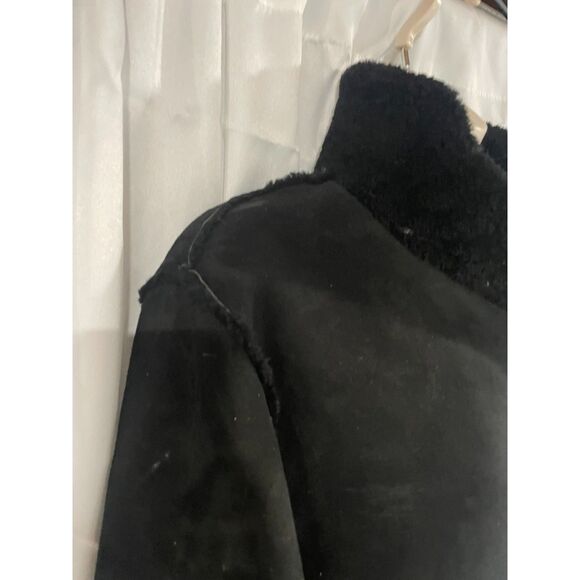 FAB real shearling coat!  BART  by Sibylle Lyn  Black - Picture 12 of 13